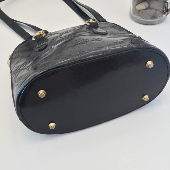 Michael Rome Made in Italy Purse Horse Embossed - Picture 3 of 7